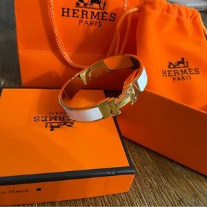 Clic H Bracelet Bracelet White